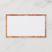 Rechteck - Marmor 02 Visitenkarte (Rückseite)