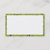 Rechteck - Marmorierung 02 Visitenkarte (Rückseite)