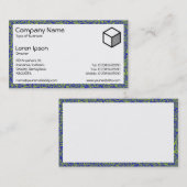 Rechteck - Marmorierung 03 Visitenkarte (Vorne/Hinten)