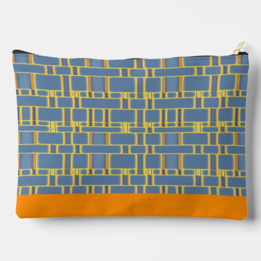 Rechteck-Muster-Gradient 12 Zubehörtasche (Rückseite)