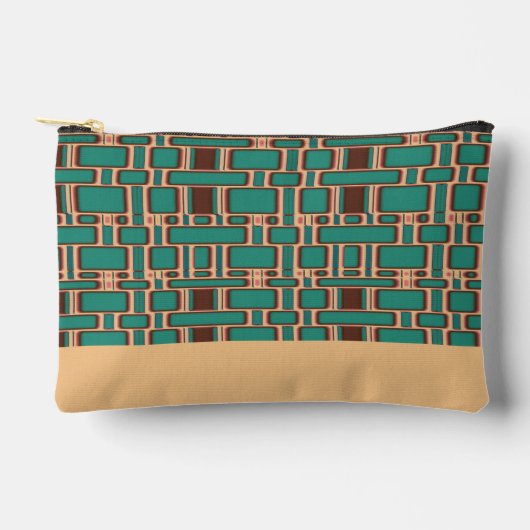 Rechteck-Muster-Gradient 15 Zubehörtasche (Vorderseite)