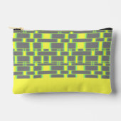 Rechteck Muster Grau 14 Zubehörtasche (Vorderseite)