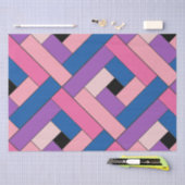 Rechteck-Muster (ver1) mit benutzerdefinierten Det Seidenpapier (Handwerk)