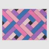 Rechteck-Muster (ver1) mit benutzerdefinierten Det Seidenpapier (Vorderseite)