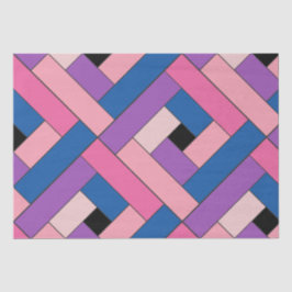 Rechteck-Muster (ver1) mit benutzerdefinierten Det Seidenpapier