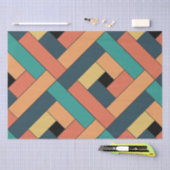 Rechteck-Muster (ver2) mit benutzerdefinierten Det Seidenpapier (Handwerk)