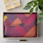 Rechteck-Muster (ver4) mit individueller Detailang Seidenpapier (Geschenk)