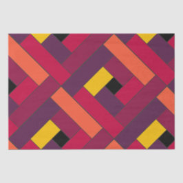 Rechteck-Muster (ver4) mit individueller Detailang Seidenpapier