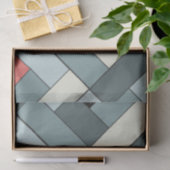 Rechteck-Muster (ver6) mit benutzerdefinierten Det Seidenpapier (Geschenk)