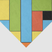 Rechteck-Muster (ver8) mit individueller Detailang Seidenpapier (Detail)