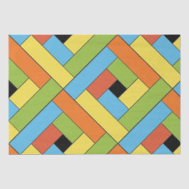 Rechteck-Muster (ver8) mit individueller Detailang Seidenpapier