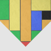 Rechteck-Muster (ver9) mit individueller Detailang Seidenpapier (Detail)