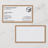 Rechteck - Sammelpack Visitenkarte (Vorne/Hinten)