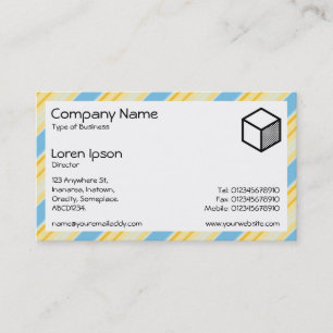 Rechteck - Streifen 310515 (02) Visitenkarte