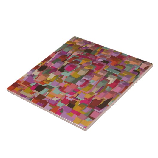 Rechteck- und Streifendesign in Multicolore Fliese (Seite)