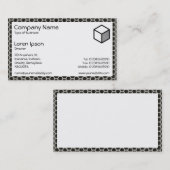 Rechteck - Wabenwärme Visitenkarte (Vorne/Hinten)