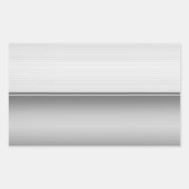 Rechteck zwei geschmeidige Metallplatte Aufkleber (Vorderseite)