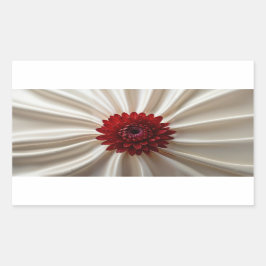 Rechteckaufkleber mit japanischer Farbe Rechteckiger Aufkleber