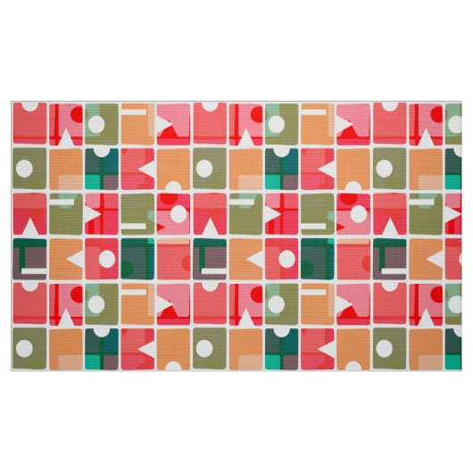 Rechtecke Abstrakt 120623 Stoff (Fat Quarter (45,7 x 55,9 cm))