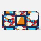 Rechtecke aus bunten Stücken. Trendnahtlose Pappe Case-Mate iPhone Hülle (Rückseite (Horizontal))