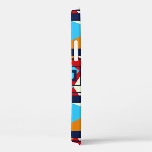 Rechtecke aus bunten Stücken. Trendnahtlose Pappe Case-Mate iPhone Hülle (Rückseite / Rechts)