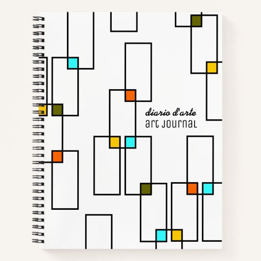 Rechtecke aus der Mitte Notizblock (Vorderseite)