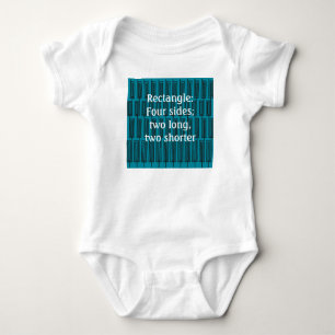 Rechtecke Baby Strampler