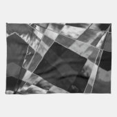 Rechtecke, eingearbeitet oder gestreckt, schwarz, geschirrtuch (Horizontal)