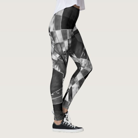 Rechtecke, eingearbeitet oder gestreckt, schwarz, leggings (Rechts)