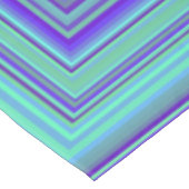 Rechtecke Grüne Türkisfarbene Lila blaue Kunst Tischdecke (Schrägansicht)