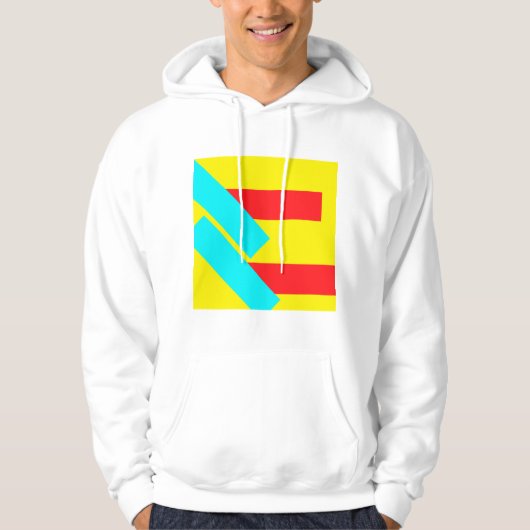 Rechtecke Hoodie (Vorderseite)
