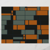 Rechtecke in grün orange flyer (Hinten)