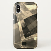 Rechtecke in Holz oder Beige geneigt? Case-Mate iPhone Hülle (Rückseite)