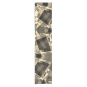 Rechtecke in Holz oder Beige geneigt? Kurzer Tischläufer (Vorderseite)