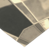 Rechtecke in Holz oder Beige geneigt? Tischdecke (Schrägansicht)