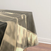 Rechtecke in Holz oder Beige geneigt? Tischdecke (Beispiel)