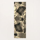 Rechtecke in Holz oder Beige geneigt? Yogamatte (Rückseite)