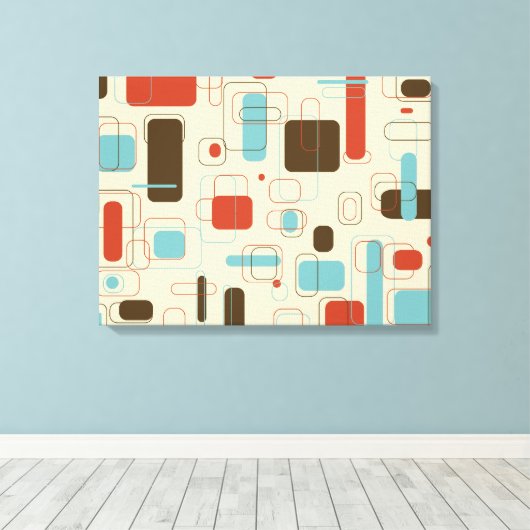 Rechtecke Leinwanddruck (Insitu (Holzboden))