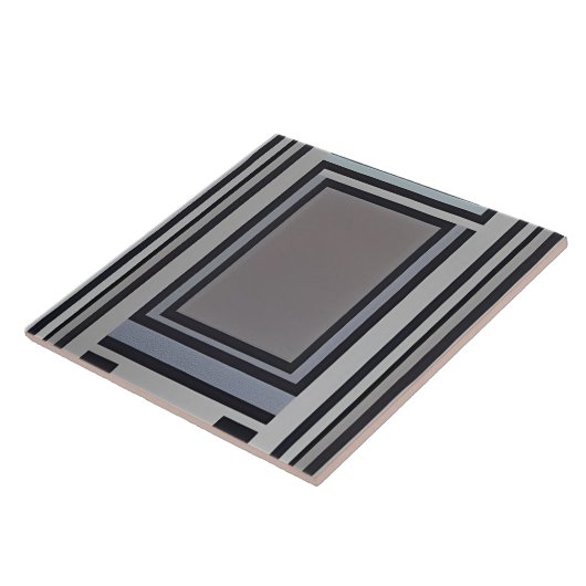 Rechtecke mit geometrischem Design Fliese (Seite)