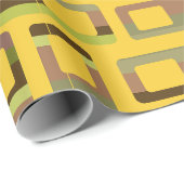 Rechtecke mit goldenem Streifen Geschenkpapier (Rolleneckpunkt)