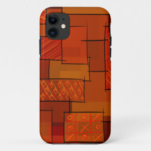 Rechtecke, Patchworkmuster, Doodle. Bruchquilt Case-Mate iPhone Hülle