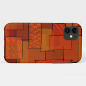 Rechtecke, Patchworkmuster, Doodle. Bruchquilt Case-Mate iPhone Hülle (Rückseite (Horizontal))