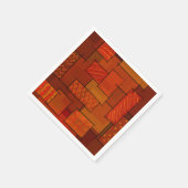 Rechtecke, Patchworkmuster, Doodle. Bruchquilt Serviette (Ecke)