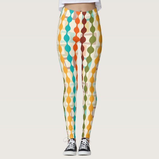 Rechtecke und Ketten Leggings (Vorderseite)