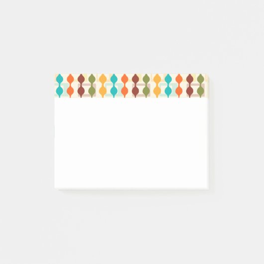 Rechtecke und Ketten Post-it Klebezettel (Vorderseite)