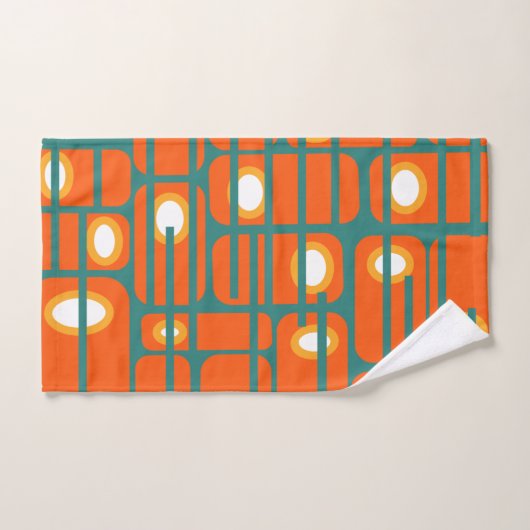 Rechtecke und Kreise Badhandtuch Set (Handtuch)
