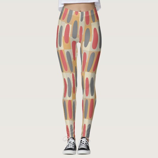 Rechtecke und Ovale Leggings (Vorderseite)