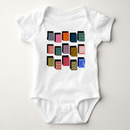 Rechtecke und Schatten Baby Strampler