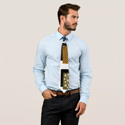 Rechtecke und Schatten Krawatte (Beispiel)