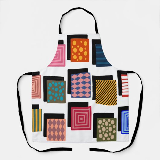 Rechtecke und Schatten Schürze (Vorderseite)